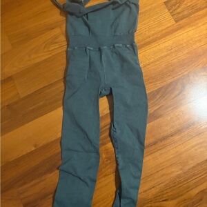 Free People Teal Jumpsuit